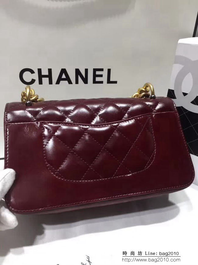 香奈兒CHANEL 高仿91863專櫃正品打版2017最新鏈條包 DSC1301